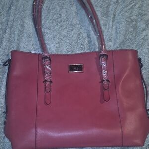 BRAND NEW IN PLASTIC Mosiso Cherry Red Tote